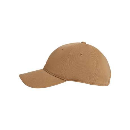 Casquette en coton biologique beige pourvue d'une fermeture strapback - Image 3