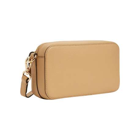 Sac à bandoulière amovible beige pourvu d'une fermeture zippée - Image 2