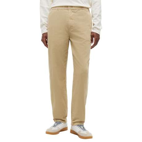Pantalon chino Sonny Light Cord Pant en coton beige à coupe droite - Image 2