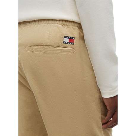 Pantalon chino Sonny Light Cord Pant en coton beige à coupe droite - Image 4