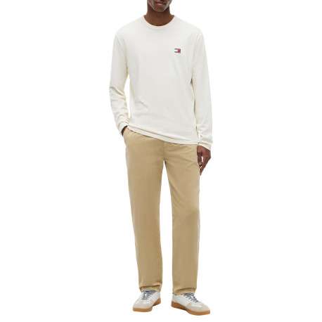 Pantalon chino Sonny Light Cord Pant en coton beige à coupe droite - Image 5