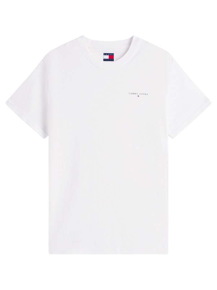 T-shirt en coton blanc à...