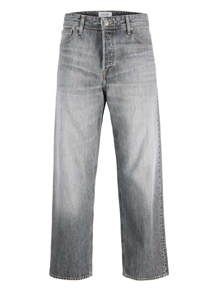 Jean gris en coton avec une...