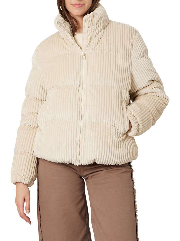 Blouson écrue uni avec une...