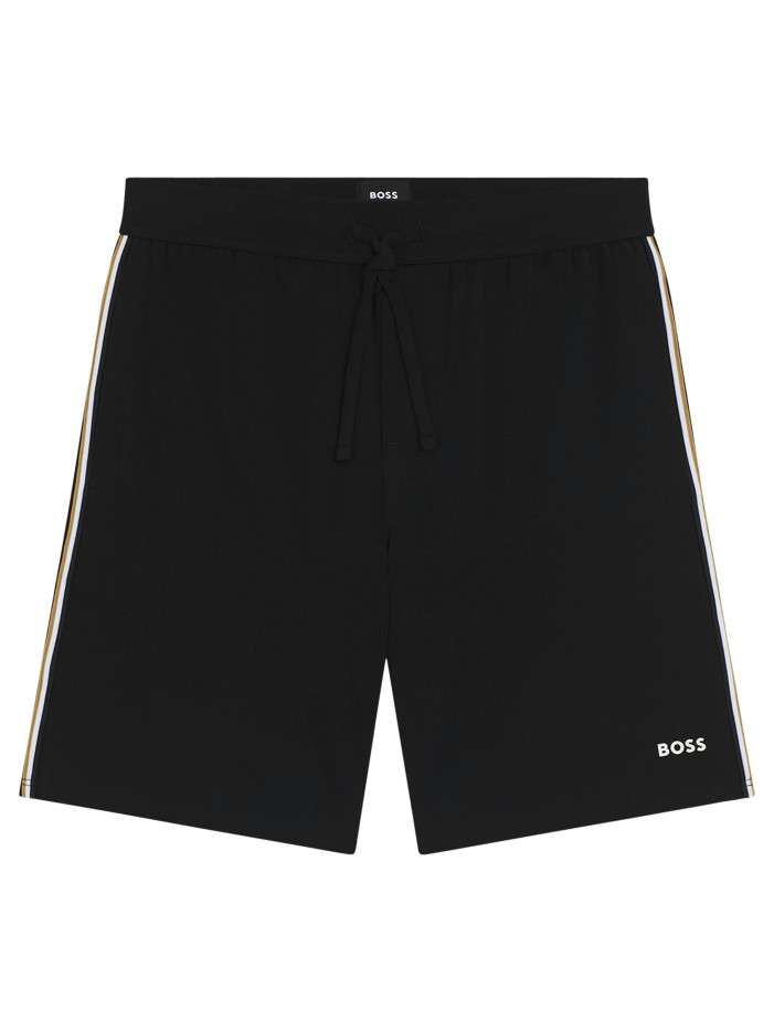 Short jogging en coton noir...