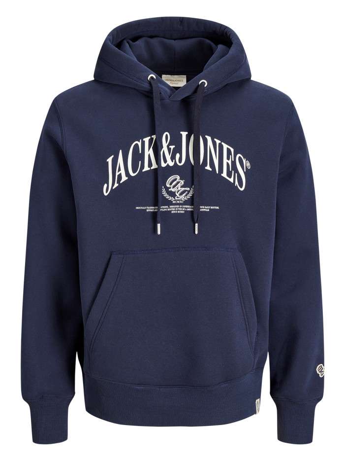 Sweat marine à imprimé avec...