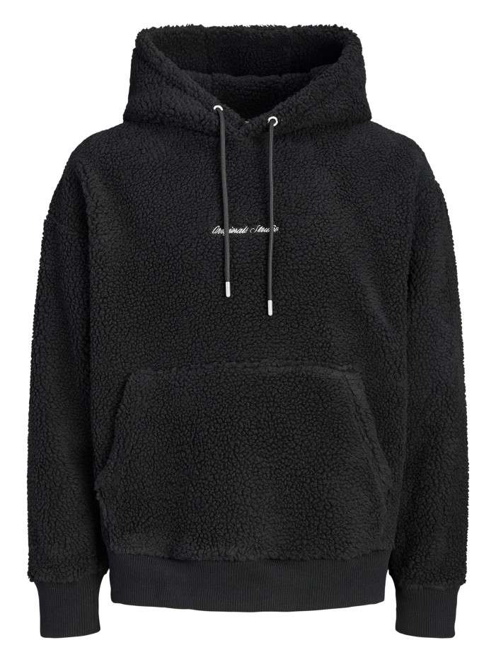 Sweat noir uni avec une...