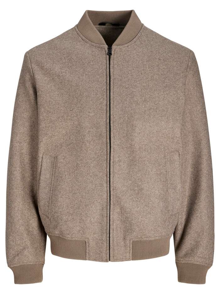 Bomber taupe uni avec une...