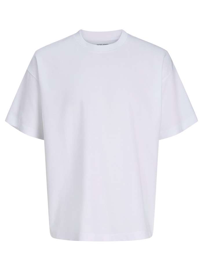 T-shirt blanc uni avec une...