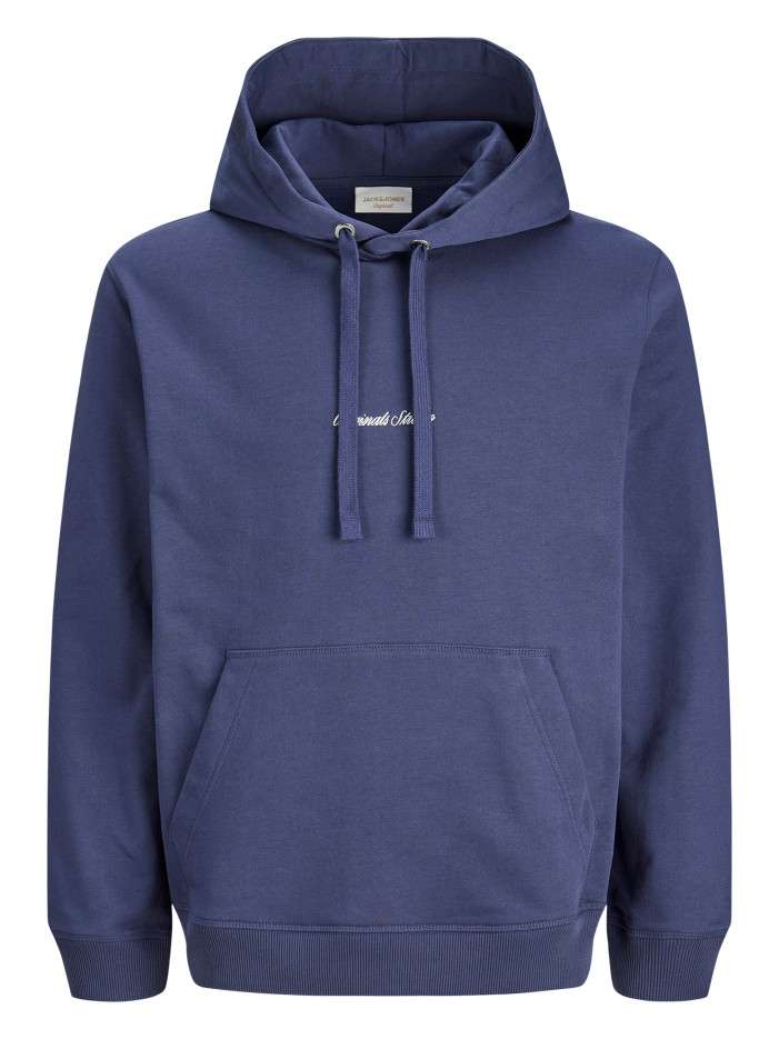 Sweat en coton mélangé bleu...