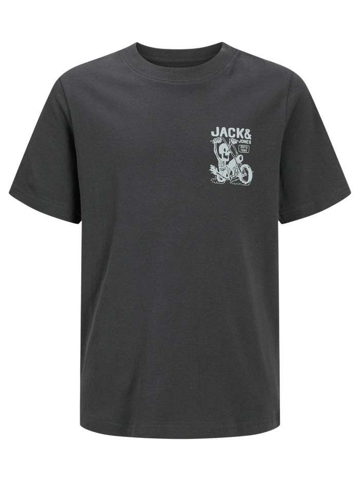 T-shirt en coton anthracite...