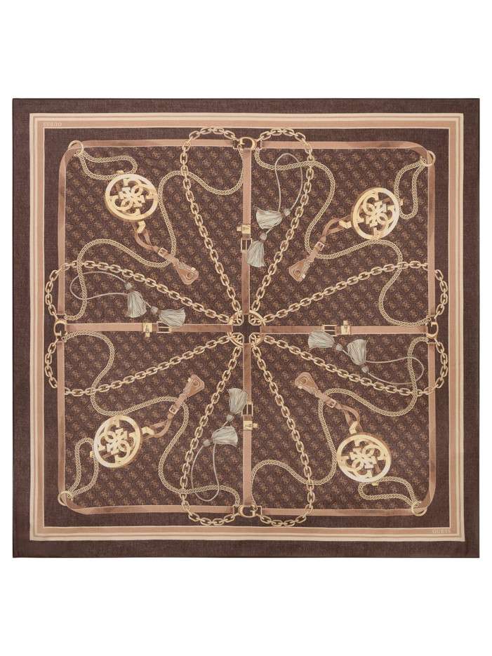 Foulard chocolat en forme...