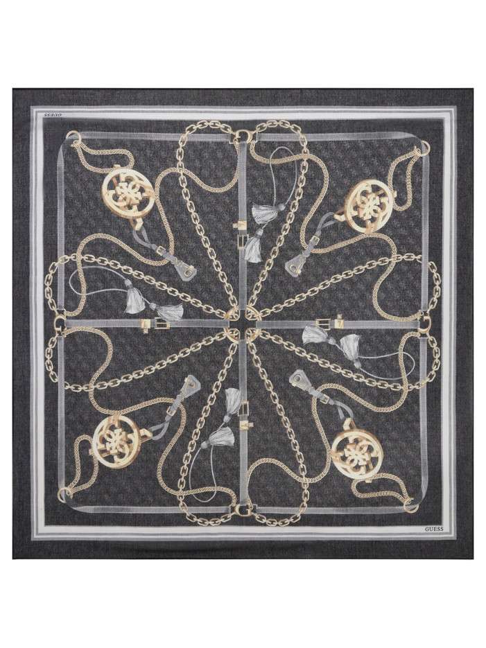 Foulard noir en forme...