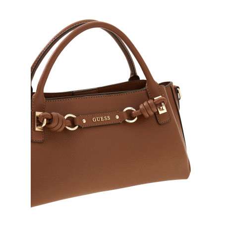 Sac camel uni avec un zip et des boutons à pression muni de 2 anses - Image 5