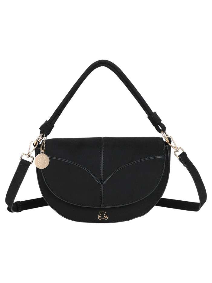 Sac à bandoulière noir uni...