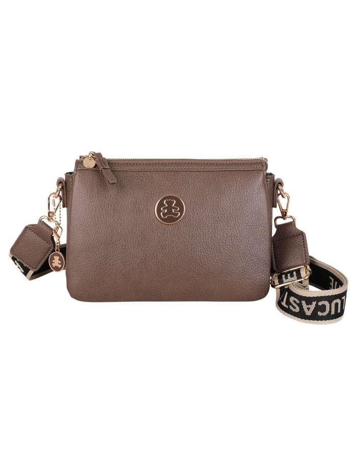 Sac chocolat uni muni d'une...