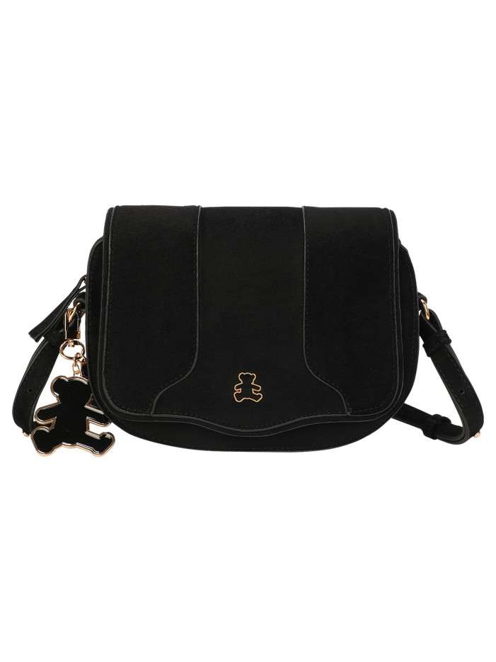 Sac à bandoulière noir uni...