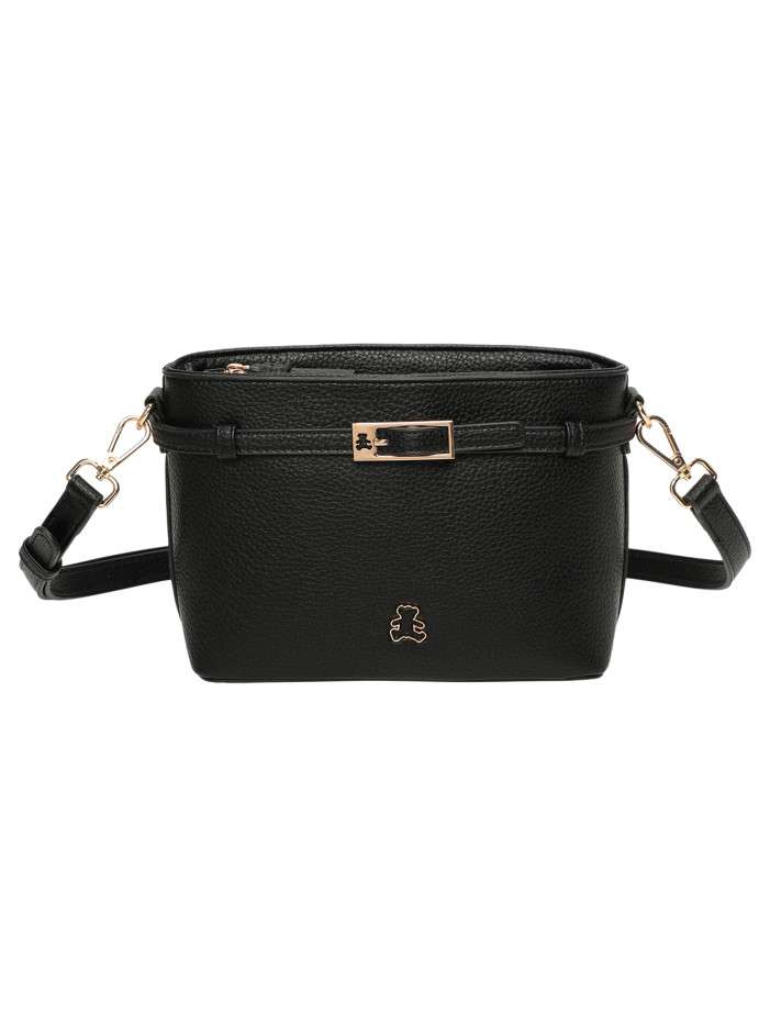 Sac noir uni à bandoulière...