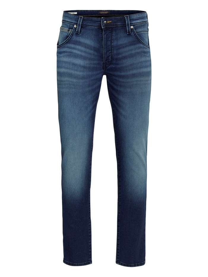 Jean indigo avec une coupe...