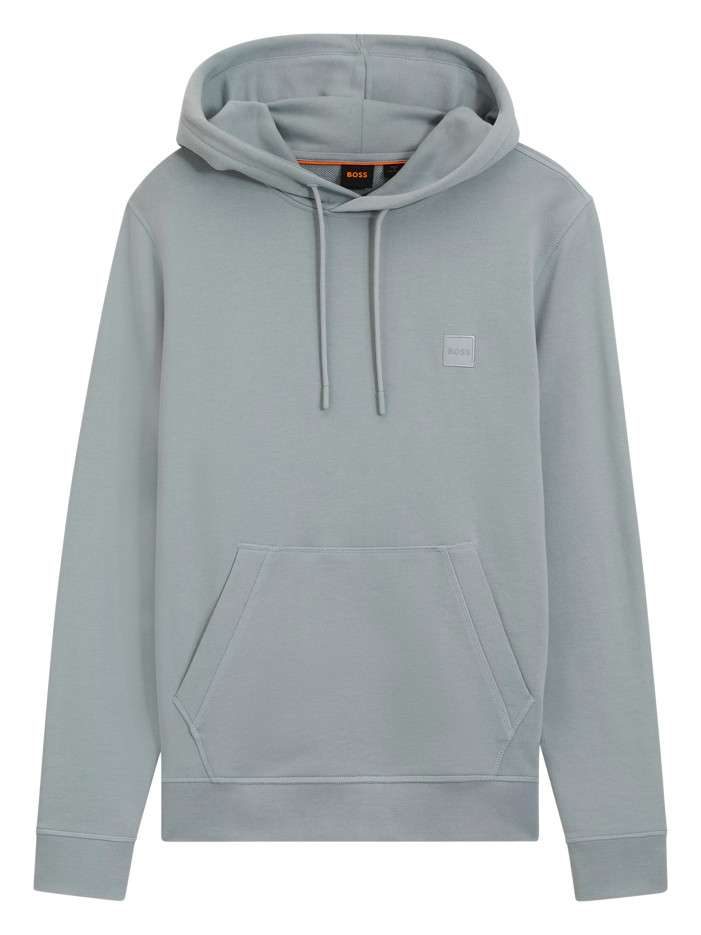 Sweat en coton ciel uni...