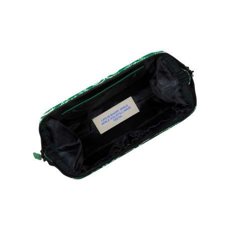Trousse Travel Kit M Mardin verte zippée pourvue de motifs tropicaux - Image 2