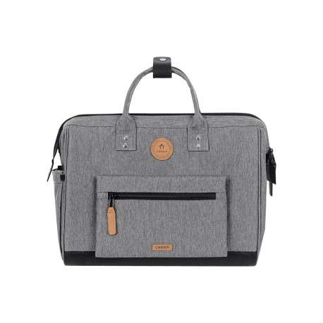 Sac ordinateur Messenger Getaria anthracite pourvu d'une bandoulière amovible