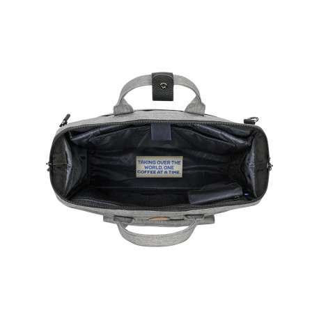 Sac ordinateur Messenger Getaria anthracite pourvu d'une bandoulière amovible - Image 2