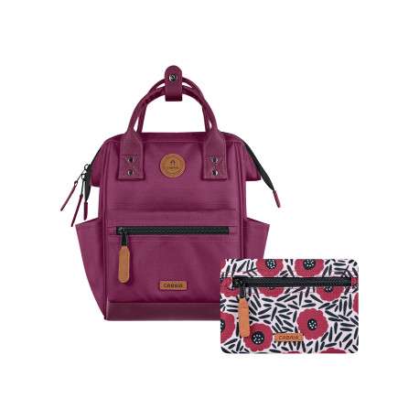 Sac à dos Adventurer XS Nice bordeaux pourvu de pochettes amovibles