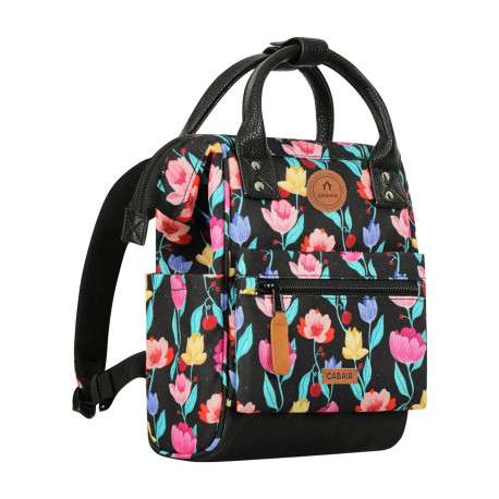 Sac à dos Adventurer XS Genoa noir floral pourvu de pochettes amovibles - Image 2