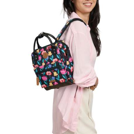 Sac à dos Adventurer XS Genoa noir floral pourvu de pochettes amovibles - Image 8