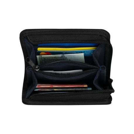Portefeuille Wallet S Cambridge noir pourvu d'une fermeture zippée - Image 2