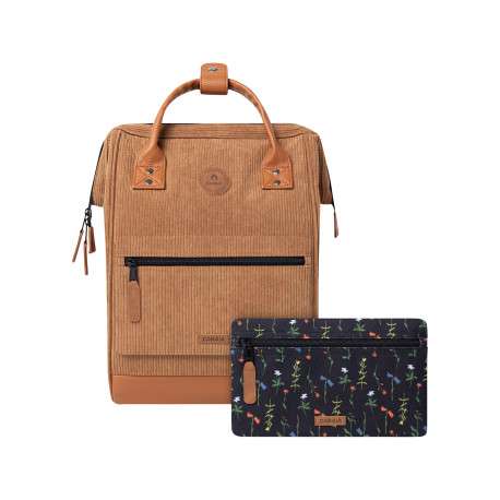 Sac à dos Adventurer M Dubaï camel pourvu de pochettes amovibles