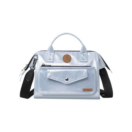 Sac à bandoulière Crossbody M Fiji argent pourvu d'une bandoulière amovible