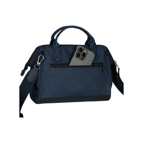 Sac à bandoulière Crossbody M Namur marine pourvu d'une bandoulière amovible - Image 4