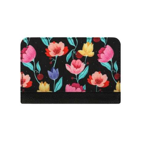 Portefeuille Wallet M Genoa noir pourvu d'une fermeture zippée - Image 3