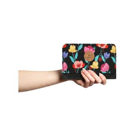 Portefeuille Wallet M Genoa noir pourvu d'une fermeture zippée - Image 4