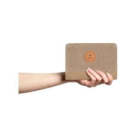 Portefeuille Wallet M Luxor beige pourvu d'une fermeture zippée - Image 4