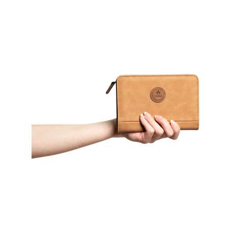 Portefeuille Wallet M Moscow camel pourvu d'une fermeture zippée - Image 3