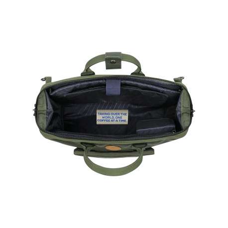 Sac ordinateur Messenger Coromandel kaki pourvu d'une bandoulière amovible - Image 2