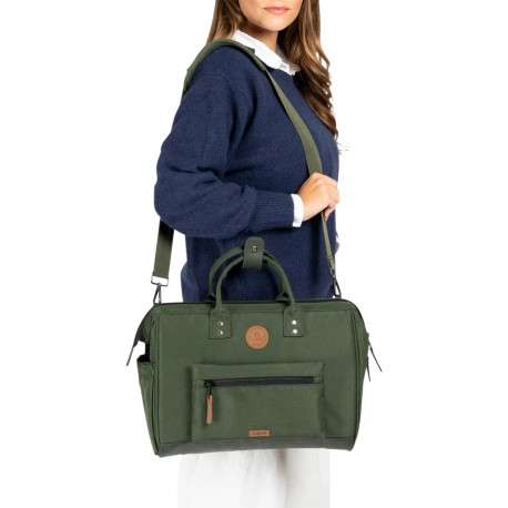Sac ordinateur Messenger Coromandel kaki pourvu d'une bandoulière amovible - Image 6