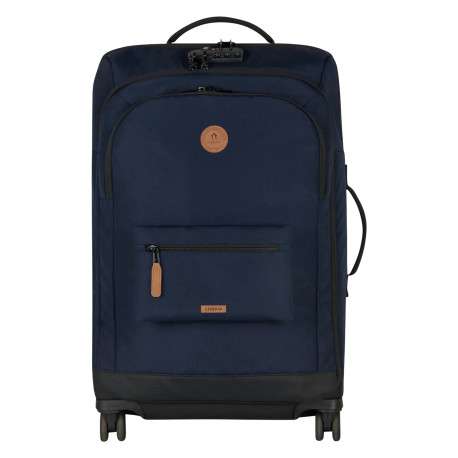 Valise Traveler 4 roues M Reykjavik marine pourvue d'une fermeture TSA