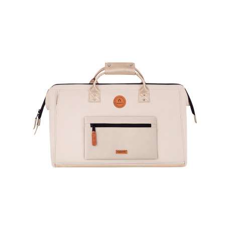 Sac weekender Duffle Bag Algiers beige pourvu de bretelles pour sac à dos - Image 6