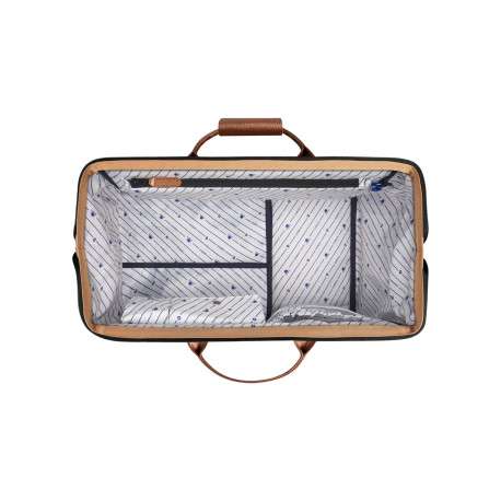 Sac weekender Duffle Bag Launceston beige pourvu de bretelles pour sac à dos - Image 2