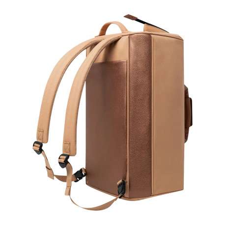 Sac weekender Duffle Bag Launceston beige pourvu de bretelles pour sac à dos - Image 5