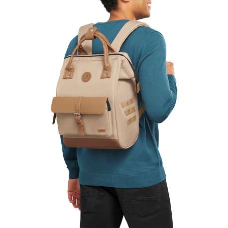 Sac à dos Adventurer M Kuala Lumpur beige pourvu de pochettes amovibles - Image 10