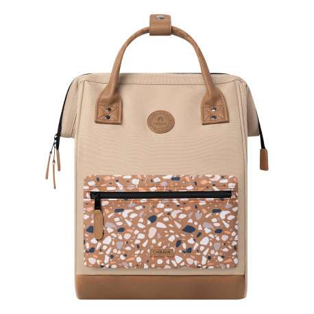 Sac à dos Adventurer M Kuala Lumpur beige pourvu de pochettes amovibles - Image 6