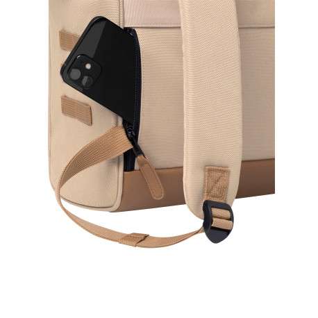 Sac à dos Adventurer M Kuala Lumpur beige pourvu de pochettes amovibles - Image 9