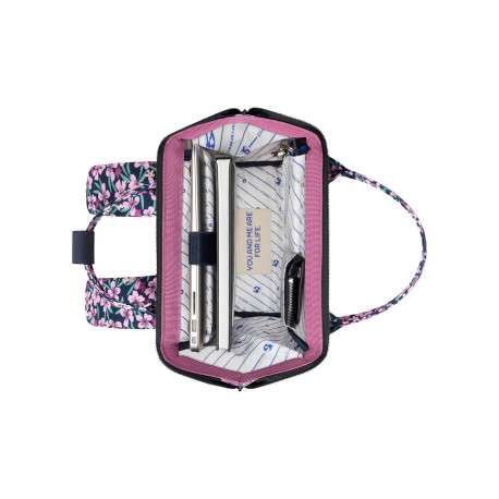 Sac à dos Adventurer S Cagliari rose floral pourvu de pochettes amovibles - Image 4