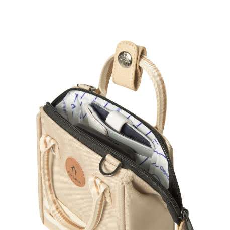 Sac à bandoulière Nano Bag Lobito beige pourvu d'une bandoulière amovible - Image 2