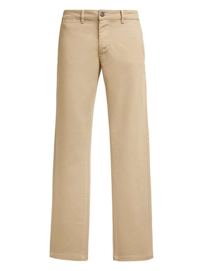 Pantalon beige uni avec une...